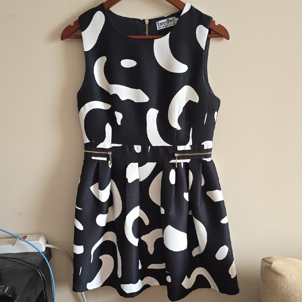 Black and White Dress